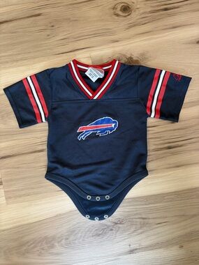 Vintage Reebok Navy, Red & White Infant Team Jersey Bodysuit